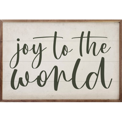 «Green Joy To The World» - blanc
