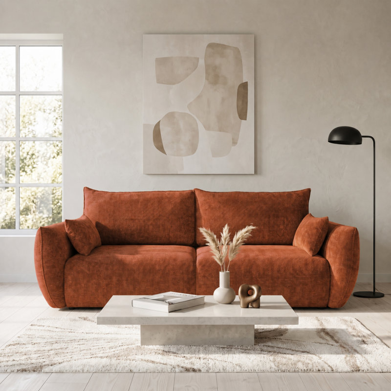 Sofa, Orange FLOW 9