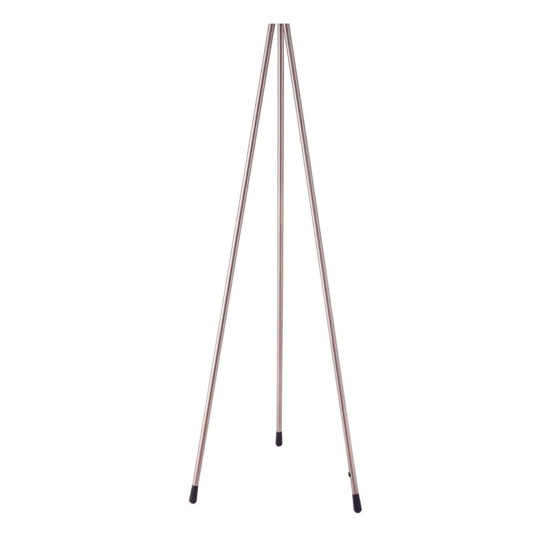 59" Tall Metal Floor Lamp, White