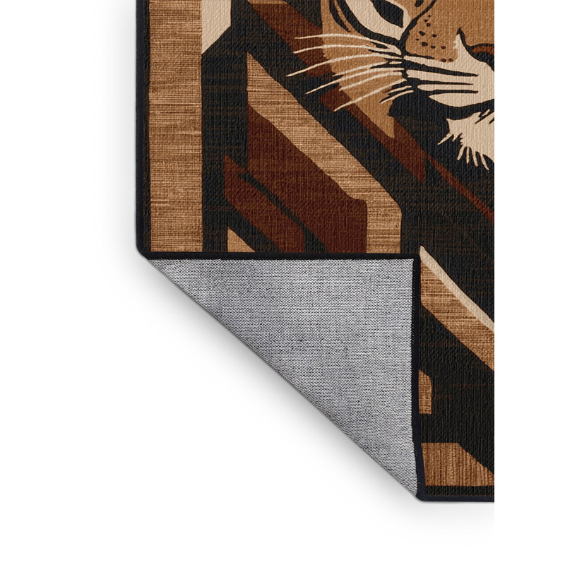  Tapis lavable Paraguay Jaguar Big Cats, Rectangulaire 2 pi x 3 pi