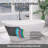 67'' x 29.5'' Freestanding Soaking Acrylic Bathtub