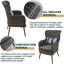 Cormach Rattan Wicker 4 - Person Seating Group with Cushions