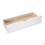 Lit de jour simple en bois avec deux tiroirs