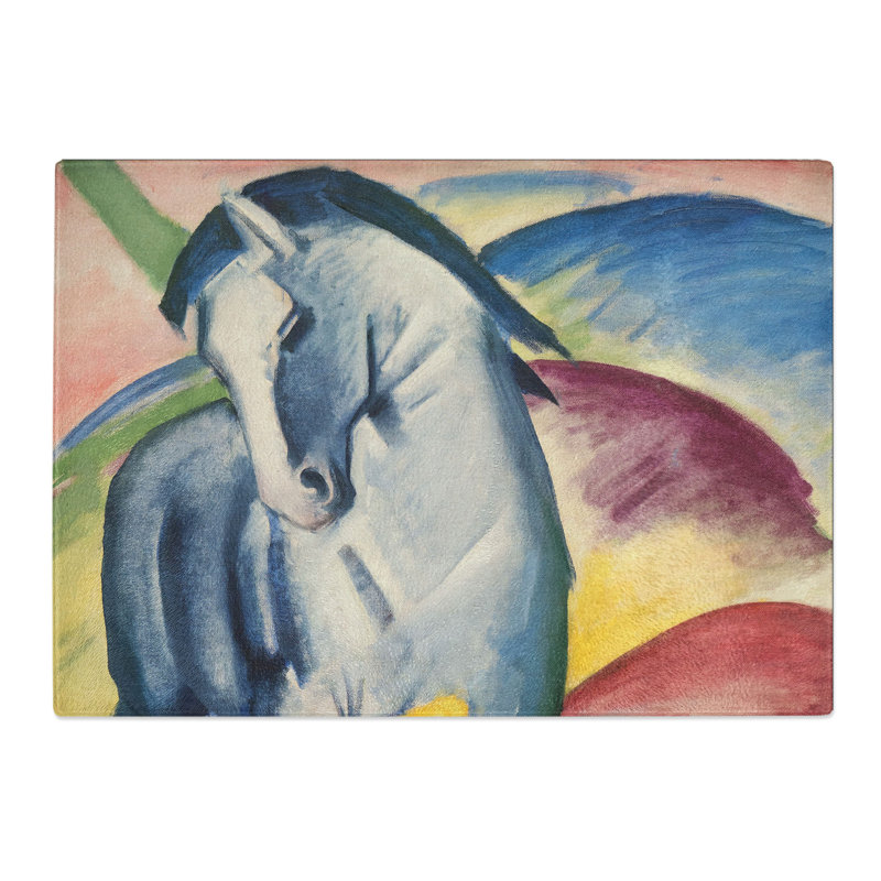 Blue Horse Vol.1 by Franz Marc Chopping Board, 0.4cm H x 20cm W x 28.5cm L
