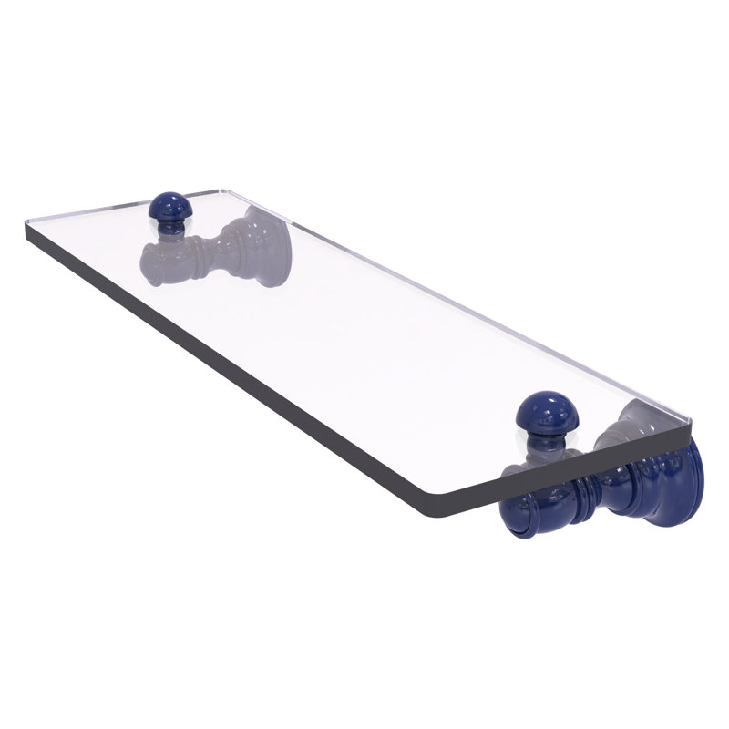 Tablette flottante Carolina, H 2,4 po x l 16 po x P 5,54 po, Bleu méditerranéen
