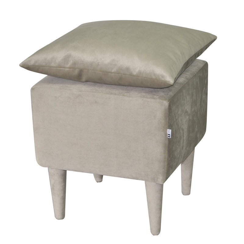 Solid + Manufactured Wood Accent Stool