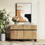 Ensemble 3 pièces de commode et table de chevet, commode 94,5 pouces avec 9 tiroirs, 2 table de chevet avec tiroir et armoire pour chambre à coucher, ensemble de mobilier de chambre à coucher-436441862