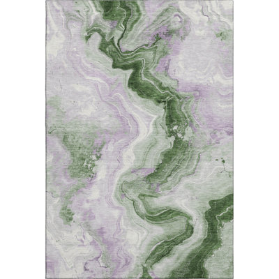 Premium Machine Washable Chelston AMF1862 Swirls Rug