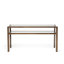 Linley 63'' W Glass Console Table