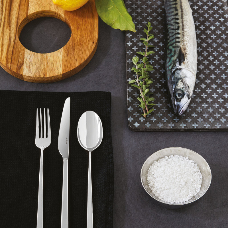 Linea Q Stainless Steel Serving Fork
