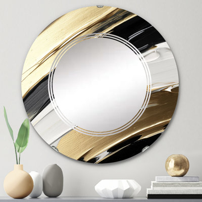 Zimya - Miroir mural moderne rond