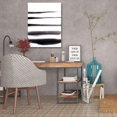 « invisible zèbre » par kent youngstrom, reproduction d’art sur toile tendue