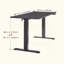 Bureau debout électrique, bureau à hauteur ajustable, bureau assis-debout 24 po x 48 po-1866971181-1842315187