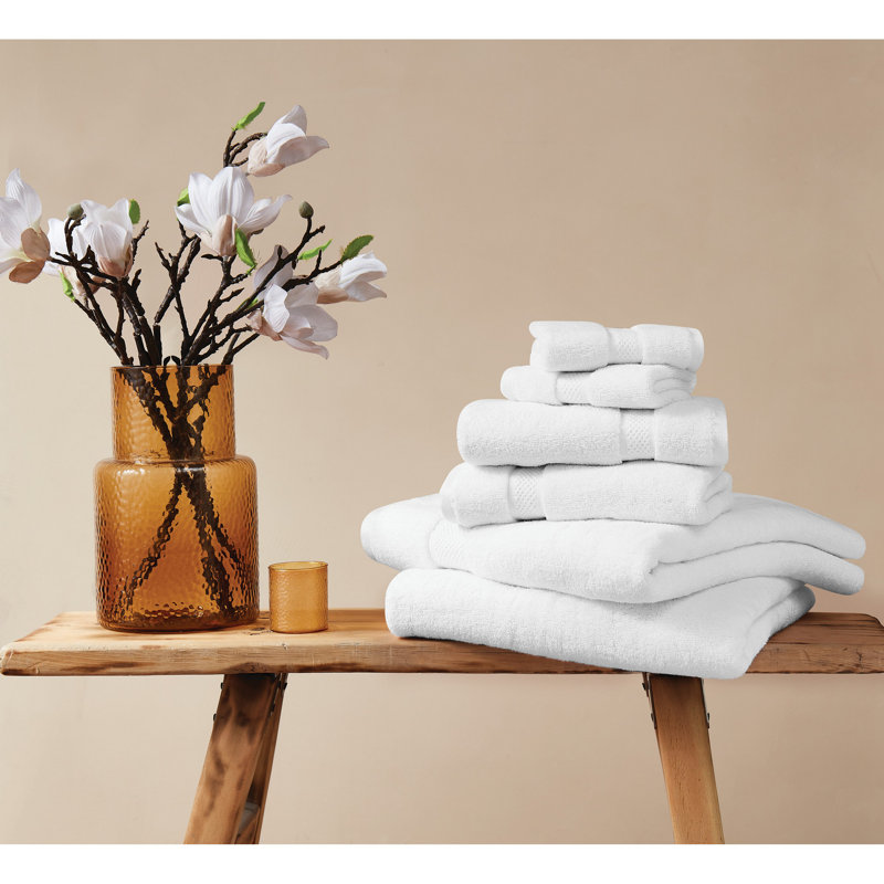 Ensemble de 6 valises pour chambre d'amis, Blanc