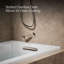 Baignoire en alcôve Archer avec surface chauffante, bride de carrelage et drain à droite-14673906-89286606