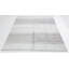 Striped Area Rug in White/Lilac-661109498