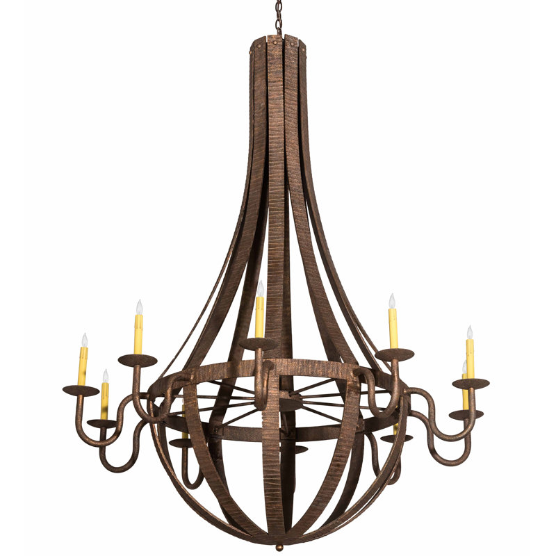 10 - Light Dimmable Empire Chandelier