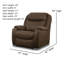 Fauteuil inclinable mural double Hecules-106047120