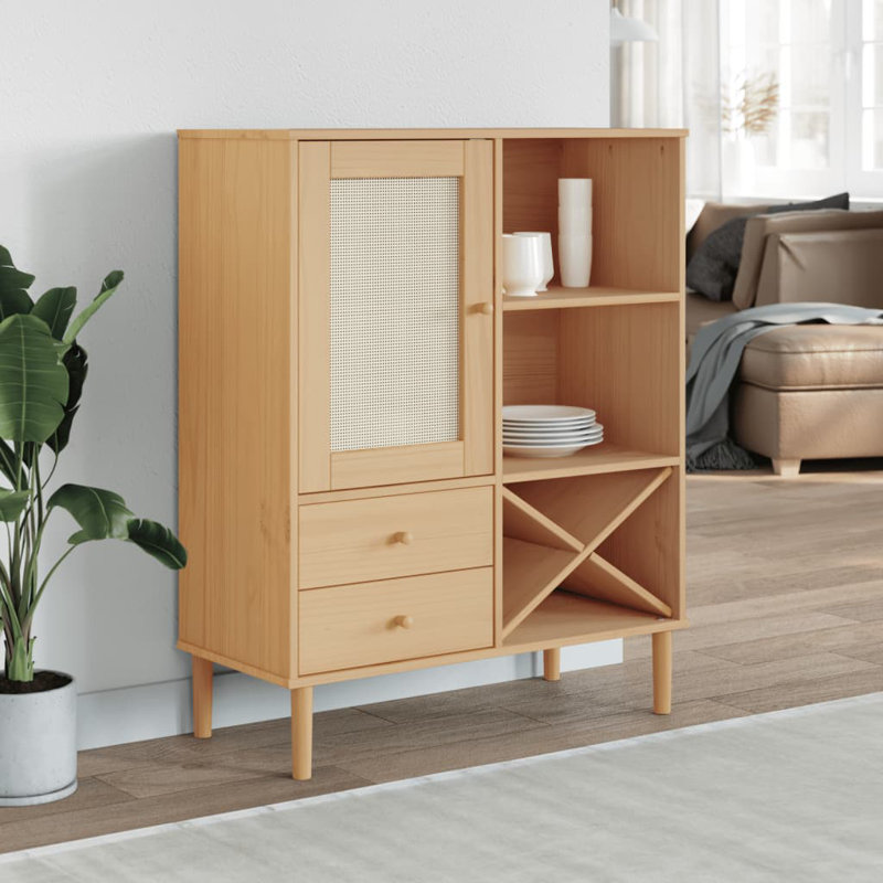 Alphons 35.4'' Sideboard, Brown