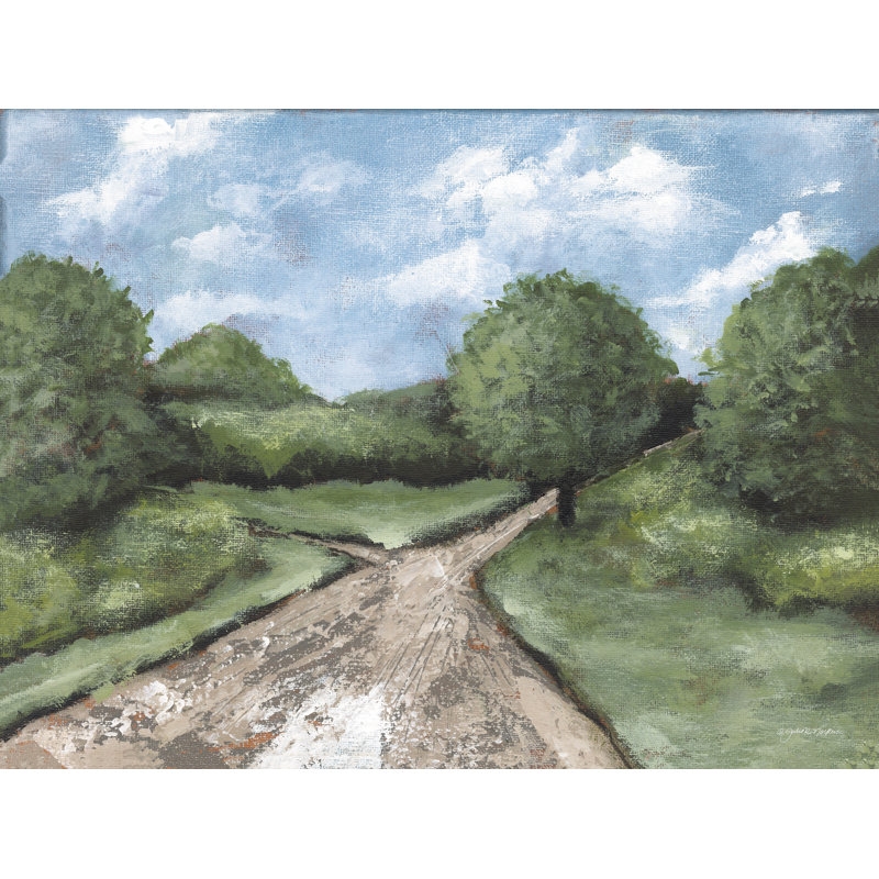 «Morning Walk On Canvas» par Julie Norkus, H 20 po x l 30 po x P 1,25 po