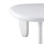 Table de bout blanche ultrabrillante