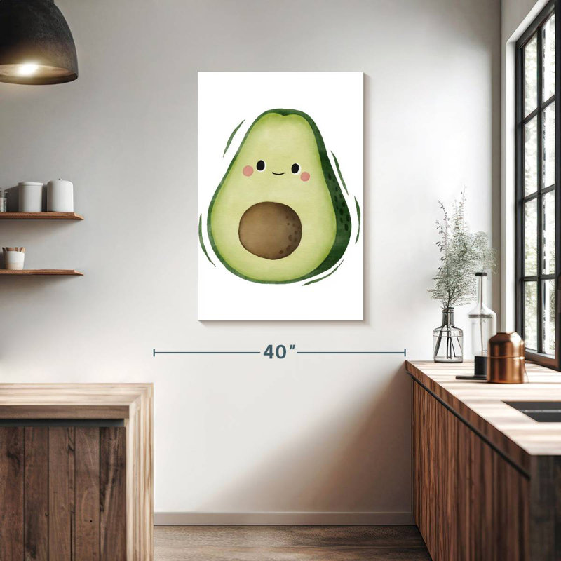 Yarlin Cute Avocado, 39" H x 26" W
