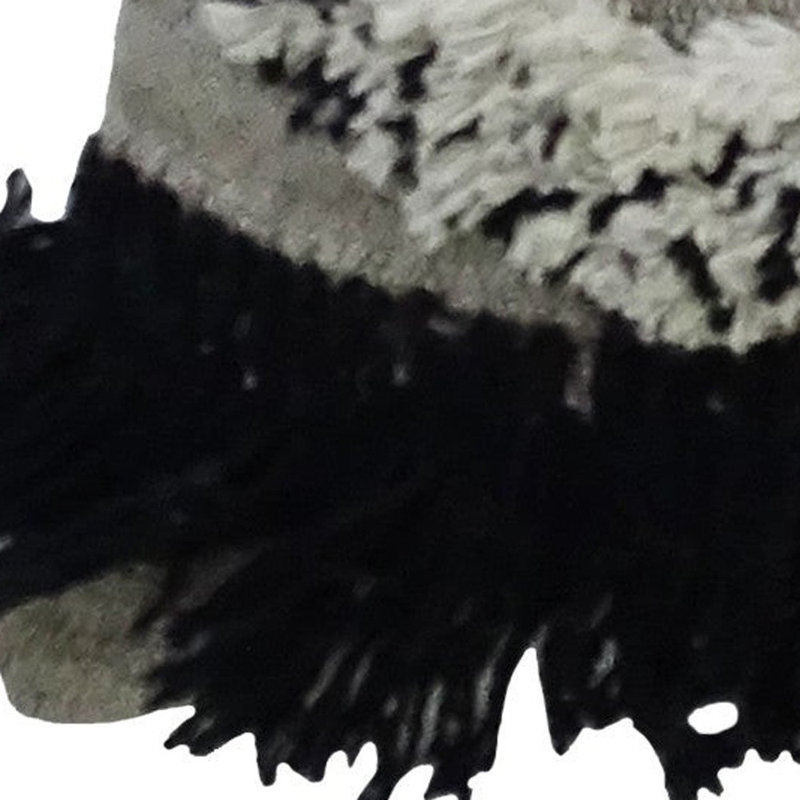 Fringed Cotton Blend Throw Pillow