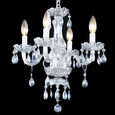 Mini Crystal Chandelier 4 - Light Chandelier