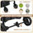 Dog Stroller For Small & Medium Dogs, Pet Stroller For 2 Small Dogs With Adjustable Handle & Canopy, Extra Large Heavy Duty, Foldable & Ventilated, Storage Organizer-128734794-128734795