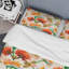 Orange Flowers And Leaves - Ensemble de housse de couette Cabin & Lodge-700089228