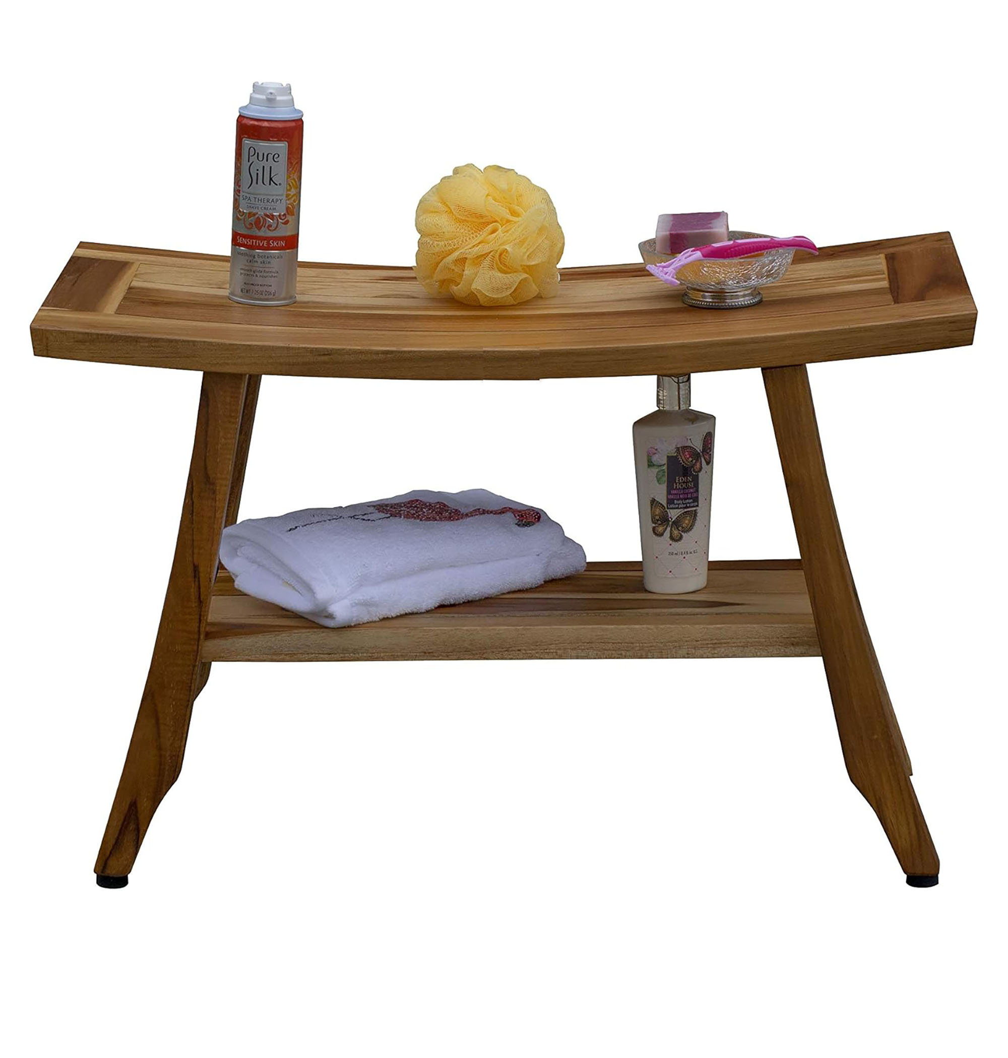 Corrigan Studio Teak Shower Bench, Teak Bathroom Bench Wayfair