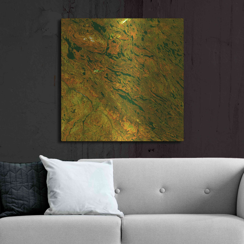 Brayden Studio® «Earth as Art: Rock F pliant», art mural en métal, H 36 po x l 36 po