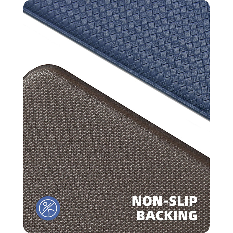 Tapis de cuisine doux 2 pièces, Bleu