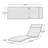 52005.00CUSH (2PCS) Salem Outdoor Chaise Lounge Cushion (Without Chaise Lounge)-1822588935-1822588931
