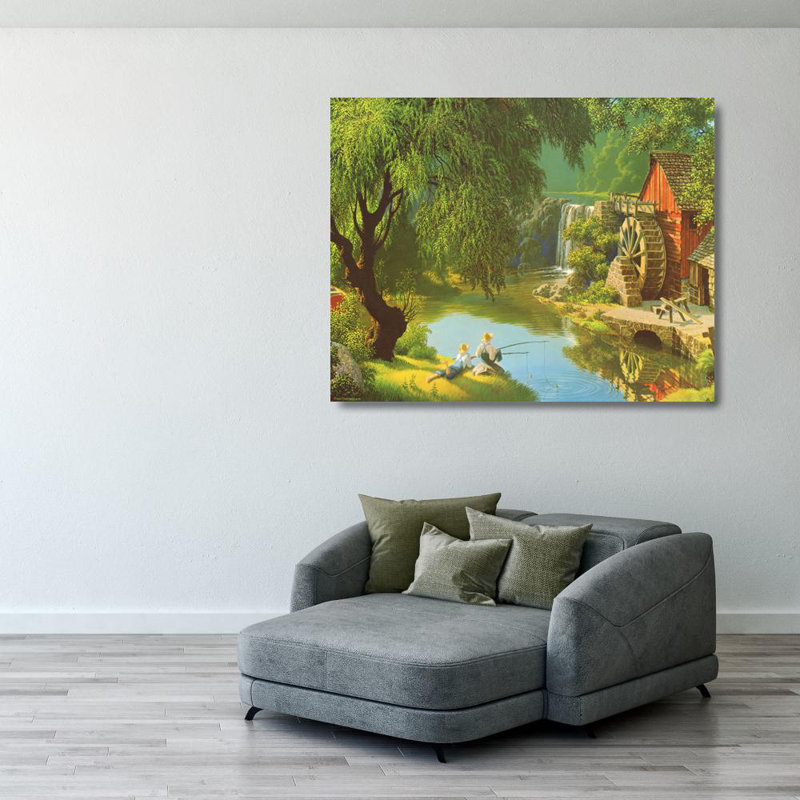 Good Old Days, 28" H x 35" W