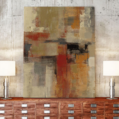 « intersection crop », reproduction de peinture à l’acrylique sur toile