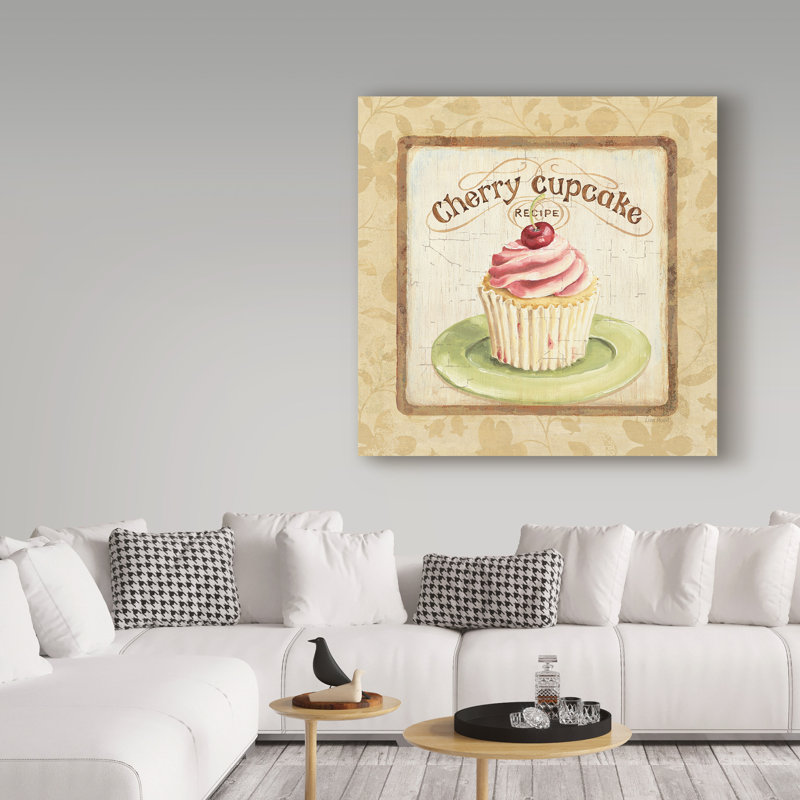 «Sweet Cupcakes II» par Lisa Audit - impression sur toile tendue, H 14 po x l 14 po x P 2 po