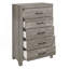 Commode 1 pièce rustique avec tiroirs de rangement