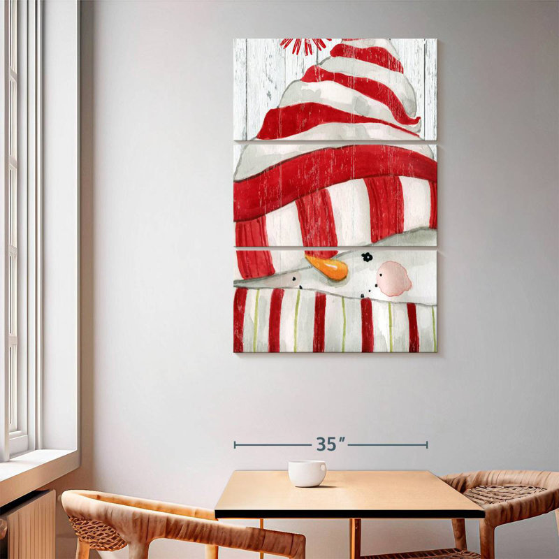 Lelend Snowman Wishes, 65" H x 42" W