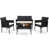 Cadre noir / coussin beige