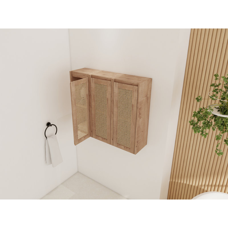 Olita Wall-Mounted Floating Bathroom Storage Cabinet