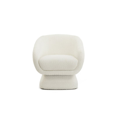 Swivel Chair, Solid Wood Frame, Modern Leisure Armchair, Ideal For Living Room & Bedroom
