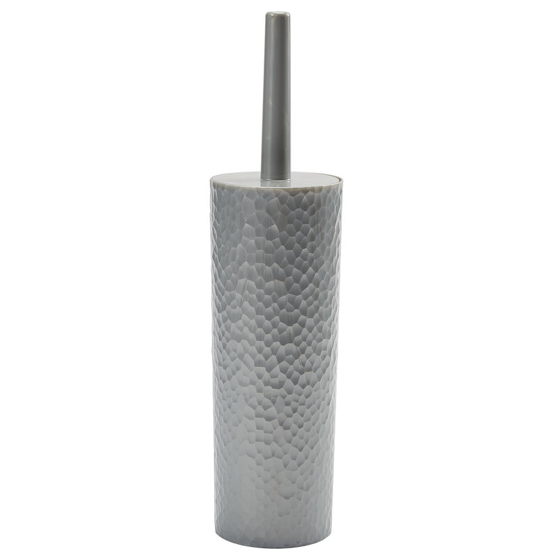 Ensemble de 2 brosses de toilette Bath Bliss, Argent argent