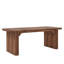Table de salle à manger en bois de 62 pouces, table de cuisine moderne pour la salle à manger-2063676530