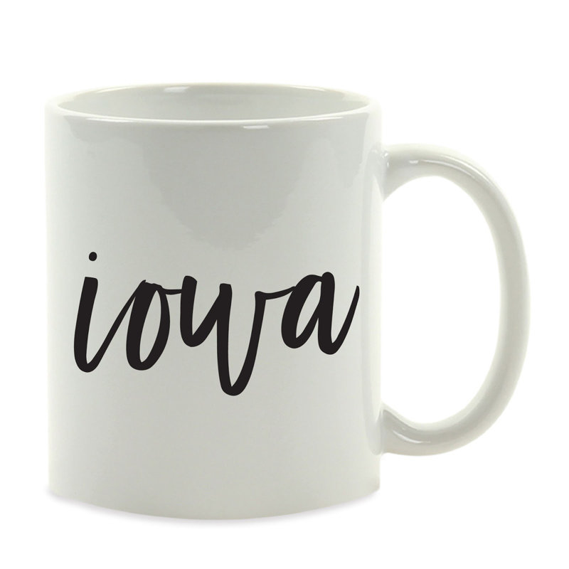 Ceramic Coffee Mug, Iowa