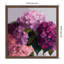 «Hydrangeas Pink Floral Artwork» par Edie, reproduction d'art sur toile encadrée