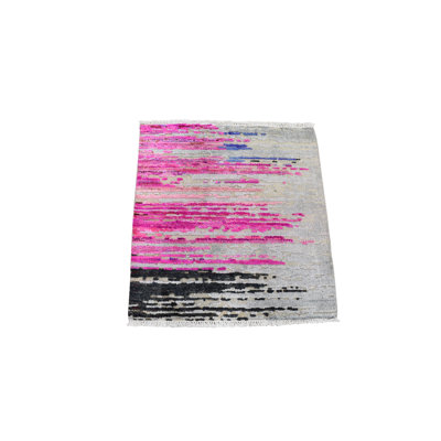 One-of-a-Kind 2' X 2' Square Area Rug in Pink