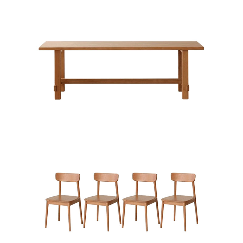 Ensemble de salle à manger rectangulaire, H 29,53 po x L 62,99 po x l 31,5 po