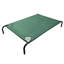 Mckittrick Brunswickchrome Green and Crystal 1-Light 5.5 in. Indoor/Outdoor Mid-Size Raised Camp Bed-515198004-515198000