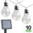 Shemar Outdoor 10 - Bulb 20'' Solar Powered LED Globe String Light
